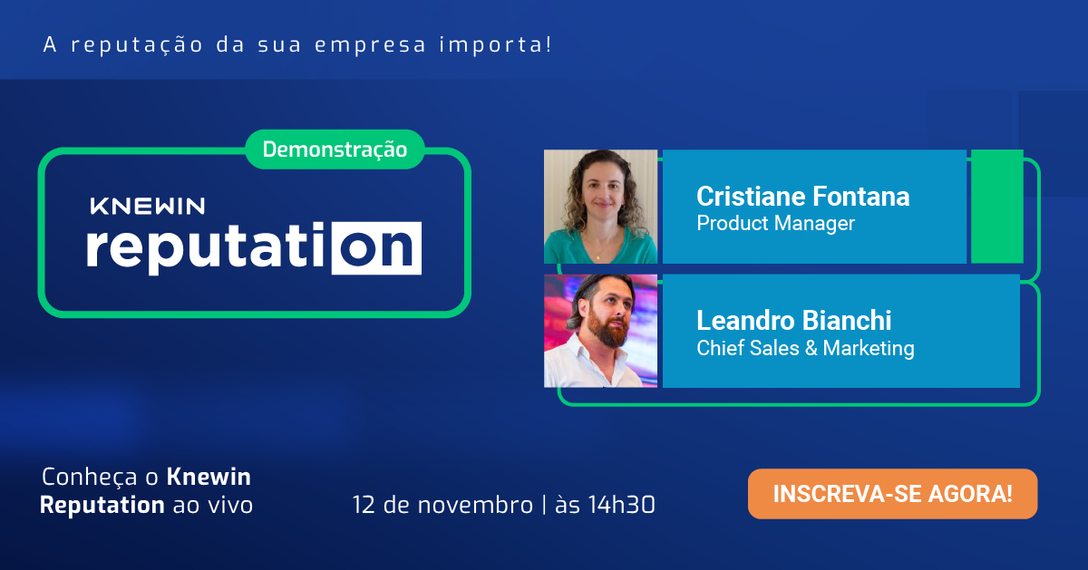  Knewin Reputation Webinar Demonstração de Produto